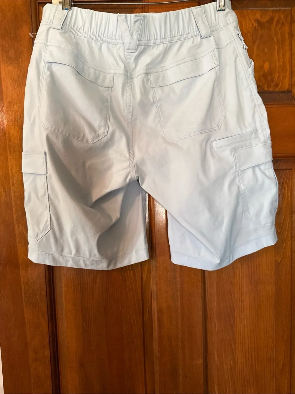 Duluth Trading Co Shorts Womens Size 8 Blue Dry On The Fly 10" Cargo Short - Picture 3 of 8